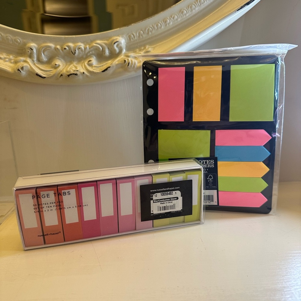 page tabs + stinky note set bundle!